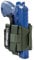 Warrior Universal Pistol Holster - Links Oliv, Oliv