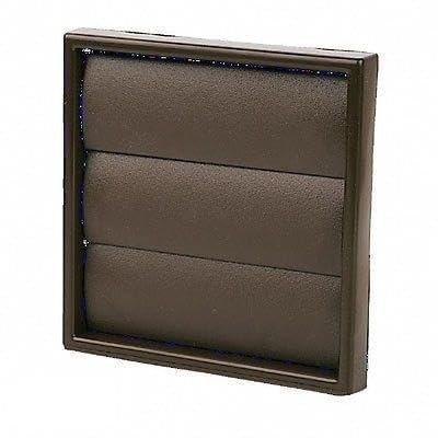 Brown - Extractor Fan Wall Gravity Grill Grille Ventilation 4 , 5 , 6 (5 125mm)