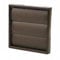 Brown - Extractor Fan Wall Gravity Grill Grille Ventilation 4 , 5 , 6 (5 125mm)