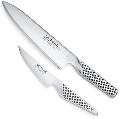 Global - G-201 - Set de 2 Couteaux de Cuisine (G-2 et GS-1)