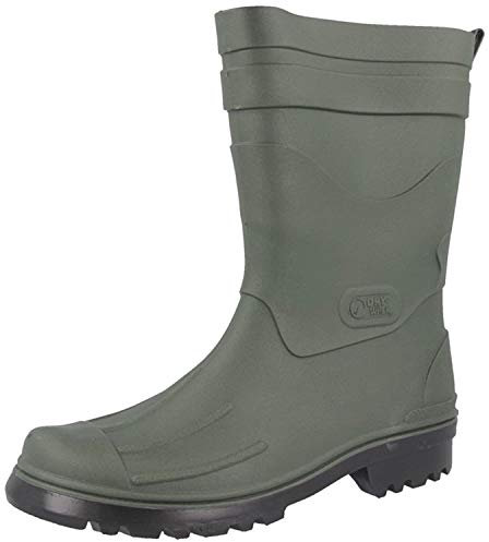 Bockstiegel Gummistiefel in Übergrößen Grün Dirk - Oliv/Schwarz große Herrenschuhe/Damenschuhe, Größe:44