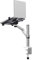 Support d'écran universel réglable en aluminium avec 2 bras inclinables et pivotants pour ordinateur portable, ordinateur portable et ordinateur