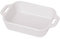 Staub Piatto Rettangolare Bianco, 7,5 x 6 - Bianco