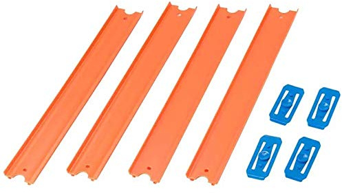 Hot Wheels Mattel CCX79 - Spielbahnen, Orange Track 4-er Pack