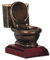 Decade Awards Goldene Toilettenschüssel-Trophäe - Toiletten Schüssel Trophy/Toilet Bowl/Letzter Platz Pokal/Last Place Trophäe Pokal