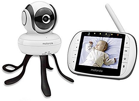 Motorola Baby MBP 36S Video Babyphone , Baby-Überwachungskamera , 3,5 Zoll LCD Farbdisplay