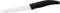 Nirosta 41733 Couteau de cuisine en céramique, Couteau à découper, Lame de 12,5cm, Blanc, Noir, Céramique, Plastique, 24,5x3cm