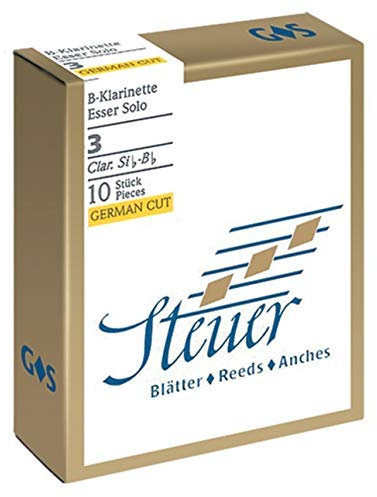 Steuer Blatt BB-Klarinette Solo White Line 3 deutscher Schnitt 10er-Packung