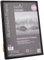 Stewart Superior Cadre photo A4 en aluminium brossé – Noir avec verre de sécurité en plexiglas durable – Idéal pour les photos, les affichages d'art et les certificats – Design élégant pour la
