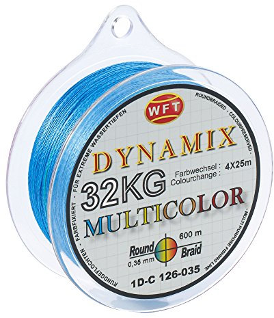 WFT Round Dynamix KG Multicolor 600m geflochtene Schnur, Durchmesser:0.35mm