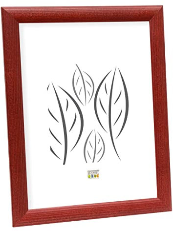 Deknudt Frames Promo Ideal Holz Bilderrahmen in viele Größen viele Farben Foto Rahmen: Farbe: Rot | Format: 24x30