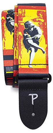 Perri's Leathers Ltd. - Sangle de Guitare - Polyester - Guns N Roses - Ajustable - Pour Guitares Acoustiques/Basses/Électriques - Fabriquée au Canada (LPCP-6011)