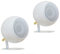Orb Audio Mod1X Speakers in Pearl White Gloss