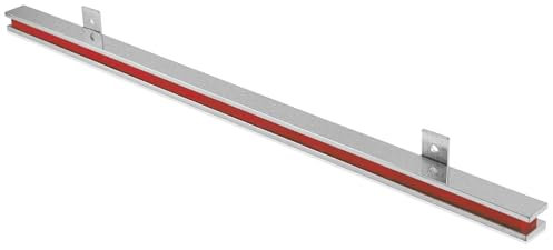 Master Magnetics AMC24PLC Magnetic Tool Holder, 24 Wide, 20 lb per inch, Silver Nickel Plate Finish with Red Stripe by Master Magnetics