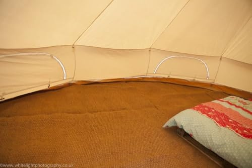 Bell Tent Boutique Anjengo Bell Tent Coir Mats - Half Moon or Full Floor Covering – Fits 3m to 7m Tents