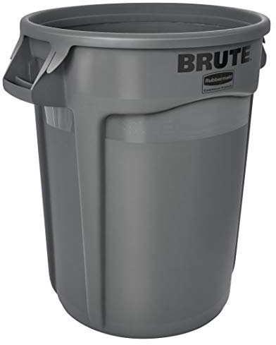 Rubbermaid Commercial Products FG263200GRAY Cubo de Basura, Capacidad de 121.1 L, Gris