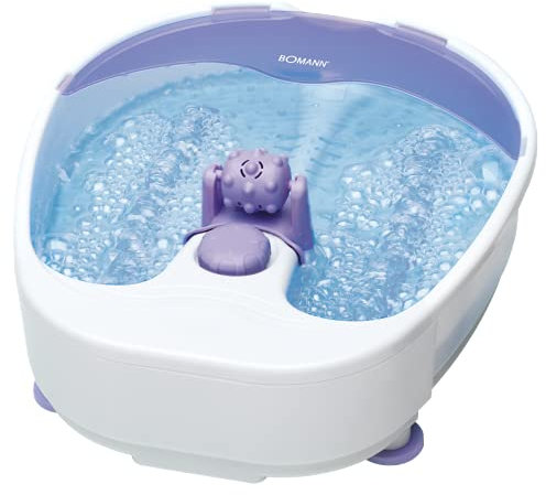 Bomann® Fußbad mit intensivem Whirlpool-Effekt | Fussbad mit Massagefunktion inkl. Massagerolle | Fußbadewanne mit 4-Stufen-Schalter | Fußmassagegerät mit Wasser | Fußwanne FM 8000 CB