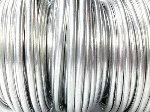 (0,94 & # x20ac;/M) alambre de aluminio 5 mm Redondo 18 m 1 kg flexible alambre para manualidades (joyas alambre alambre
