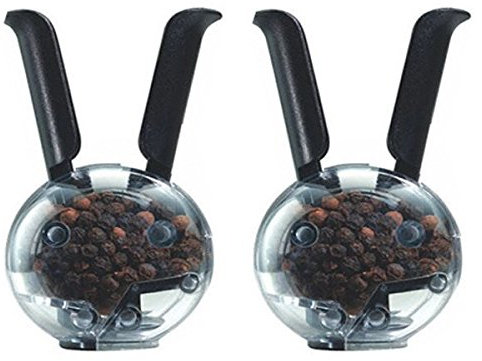 Salt & Pepper Ball Grinder Dispenser - Set of 2