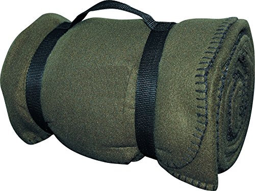Kuschlige Flauschige Army Style Picknick Decke Outdoordecke Schlafdecke Unterlage (Oliv)
