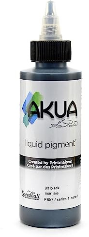 Akua Liquid Pigment 4oz Jet Black S1