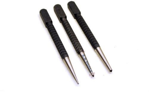 Centre Punch / Dot Marking Set 3pcs for Metal Marking Center