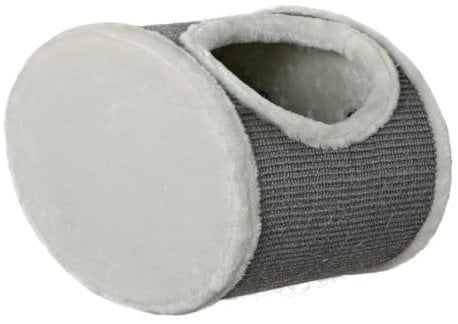 Trixie 49921 Kuschelhöhle zur Wandmontage, 42 × 29 × 28 cm, weiß/grau