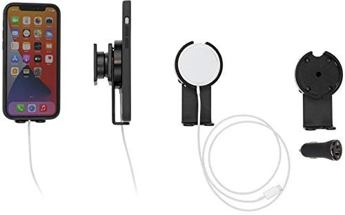 Brodit Gerätehalter 216177 | Made IN Sweden | für Smartphones - Apple iPhone 12, iPhone 12 Pro Max, iPhone 12 Pro, iPhone 12 Mini, Schwarz, 942625