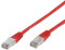 Vivanco Cat 5e Netzwerkkabel Crossover/gekreuzt, RJ45 Stecker 2.0 m rot