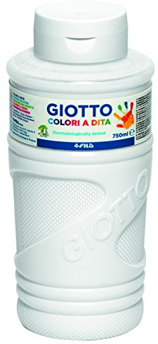 Giotto 536001 - Pintura de Dedos, Color Blanco