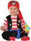 amscan Clearance (LL) (Fix 0/1) (845925-55) Kinderkostüm Lil' Gesetzesbrecher (12–24 m)