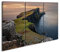 deyoli atemberaubende Felsenküste in Schottland im Format: 3-teilig 120x80 als Leinwandbild, Motiv fertig gerahmt auf Echtholzrahmen, Hochwertiger Digitaldruck mit Rahmen