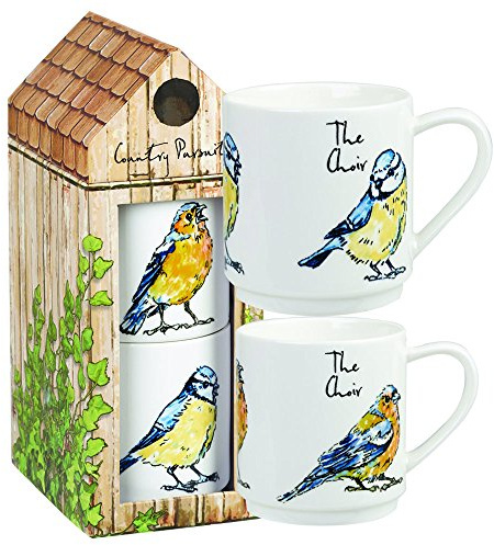 Queens Country Pursuits The Choir Stacking Mug Set, Multi-Colour