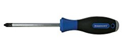 Silverline 583259 Pozidriv-Schraubendreher mit Schlagkappe PZ 2 x 100 mm