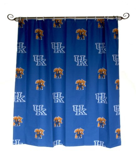 College Covers Everything Comfy Kentucky Wildcats Bright and Colorful Shower Curtain Cover 70 x 72