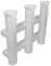 SeaSense 3-Rack Fishing Rod Holder for Your Boat, Pontoon, Garage – Convenient Storage for Fishing Poles, Pliers, Filet Knives & Other Gear – Mounting Hardware Included, Snaps Together Easily