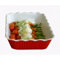 Chabrias Ltd Tulip Deli Bistro SAN Crock Salad Bowl Party Serving Dish Food Display Plate (5.4 litres, Red)