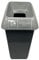 Chabrias Ltd 50 Litre Recycling Waste Bin With Lid & Logo Sticker Included (Light Grey Lid & Non Recycling Logo)