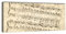 wandmotiv24 Leinwandbild Panorama Nr. 124 Noten 100x40cm, Keilrahmenbild, Bild auf Leinwand, Melodie Pachelbel Klassik