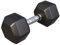 GORILLA SPORTS® Hexagon Kurzhanteln - Gewichte 2-50 kg, mit/ohne Ablage, Gusseisen Gummiert, Rutschsicher, Griff Gerändelt, Verchromt, Schwarz - Sechseckige Hanteln, Dumbbell, Krafttraining, Fitness