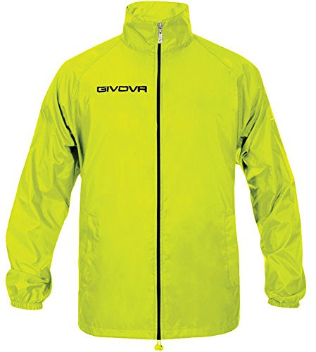 Givova Herren Rain Basico Jacke, Gelb Fluo, XL EU