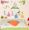 ufengke® Schöne Prinzessin Schöne Kleine Zwerge und Cartoon-Burg Wandsticker,Kinderzimmer Babyzimmer Entfernbare Wandtattoos Wandbilder