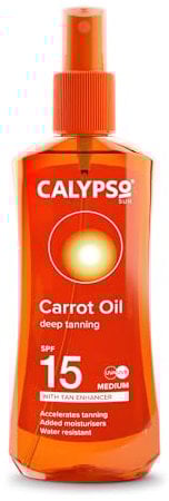 Calypso Huile de carotte avec prolongateur de bronzage