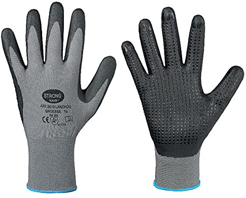 Handschuhe mit Noppen im 12er Pack (9/L)