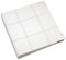 Umbra 308664-673 Union Lederimitat Hochzeitsalbum mit 24 weissen Seiten und inklusive 414 Fotoecken 30 x 30 cm Weiss/Silber
