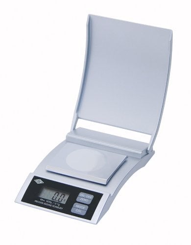 Wedo 48554 Elektronsiche Präzisionstaschenwaage (Precision 500 500 g/0,1 g) silber