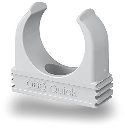 OBO Quick Schellen M25 lichtgrau 2955/M25 100 Stück