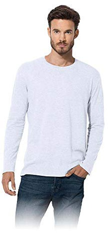 Stedman Apparel Men's Classic-T Long Sleeve/ST2500 T-Shirt, White, X-Large