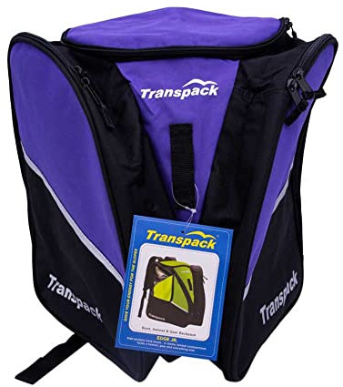 TRANSPACK Edge Junior Ski-/Snowboard-Rucksack, wasserabweisend, 33 l, Violett