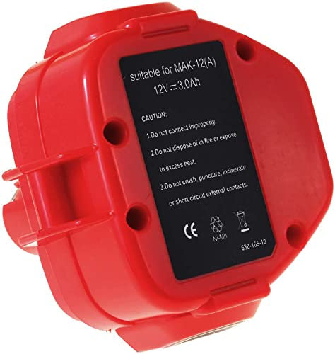 Akku für Makita Bohrschrauber 6271DWPE 3000mAh, 12V, NiMH